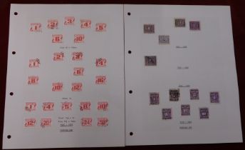 Canada 1906-1978 - Used postage dues neatly mounted on (2) pages, 1935-65 complete set, 1967-78