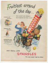 Spangles 1951-full page advertisement-Fruitiest Errand of the Day-10" x 12.1/2"