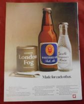 Whitbread Pale Ale 1967 - Full page advertisement 9" x 12"