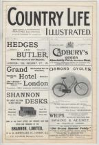 1897-(Jan 8th) Country Life Illustrated Vol1 No.1-in very fine condition, players nicely cut full