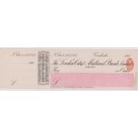 London City & Midland Bank Ltd., Carlisle, mint order with C/F RO 2.12.04, black on white pink