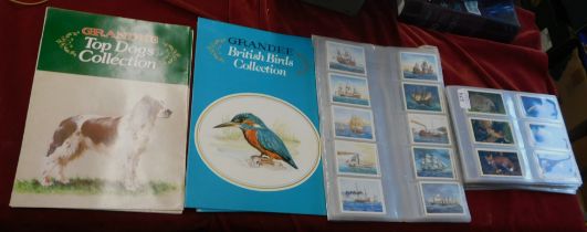 Grandee Wall Charts - British Birds Collection (2) Top Dog Collection (2) Grandee Ciggarette Cards