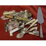 Assortment of Cutlery - Knives, Forks, Spoons plus etc