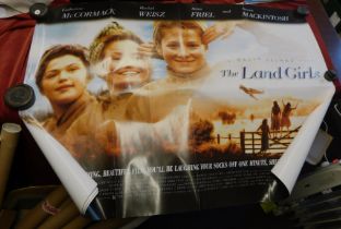 Film Poster (3) - 'The land Girls' starring Anna Friel, measurements 100cm x 76cm folds down