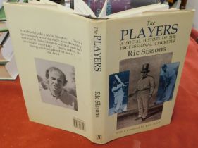 Cricket - The Players - A social history of the professional cricketer, Ric Sissons, signed T.A.