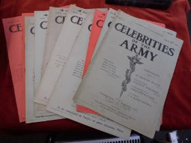 1900 Celebrities of the Army In 12 volumes published by G.Newnes. Each volume containing 4 large