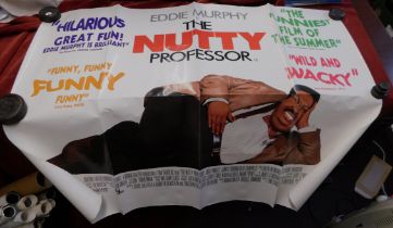 Film Poster - 'The Nutty Professor'-starring Eddie Murphy-measurements 100cm x 76cm 1996-double