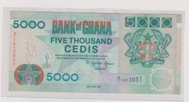 Ghana - 1994 Five Thousand Cedis, Ref: P31a, Grade UNC.