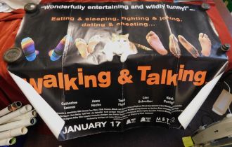 Film Poster - 'Walking and Talking'-starring Todd Fields-measurement 100cm x 76cm very good