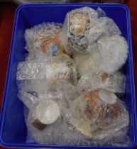 An Assortment of Bone China - Cups and saucers (not all matching (very pretty) some damaged