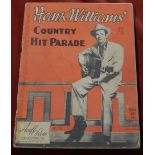 Hank Williams Country Hit Parade and Pictures published by Acuff Rose very good condition