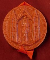 Seal - The seal of the community of Lynn, 3 inch dia, very good condition