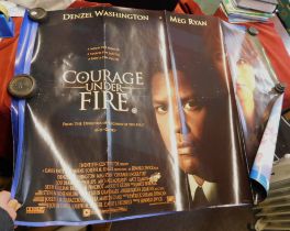 Film Posters (4) - 'Harriet The Spy'-measurements 100cm x 76cm, 'Courage Under Fire'-starring Denzel