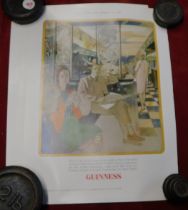 Guinness' - Guinness poster (3) depicting scenes from the Marble Bar in Sydney Australia-Downey's