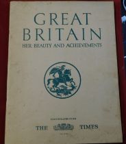 Great Britain, her beauty and achievements, c.1938, each page as a black and white photograph as