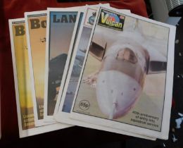 Air Warfare - Six newspaper supplements (Incl two double) featuring the Lancaster Bomber, a 50th