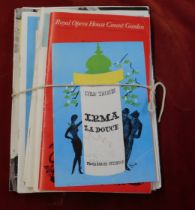 Programmes-(20) of different Opera House's in London, all dating back to the 70s in good condition.