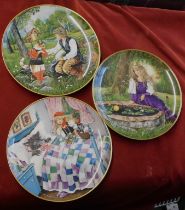 Fairy Tales, Kaiser China ware plates (3) with Red Riding Hood, The Princess and the Frog and Puss