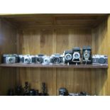 VINTAGE CAMERAS, collection of 10 various cameras to include Zorki-4 and no 2 folding vest pocket