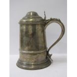 IMPRESSIVE LIDDED SILVER TANKARD of Georgian design by the Goldsmiths & Silversmiths Company, Regent