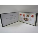 GOLD SOVEREIGN, 2019 Remembrance Day Gold Sovereign presentation cover, mint & encapsulated