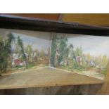 VICTORIAN ENGLISH SCHOOL, pair of unframed watercolour dated 1864 "Hop picking at Tunbridge