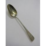 VICTORIAN SILVER BASTING SPOON, maker JA & JS, London 1883, 30cm length, 124 grams