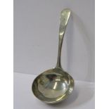 GEORGIAN SILVER CADDY SPOON, plain silver spoon makers RC London 1830 9cms