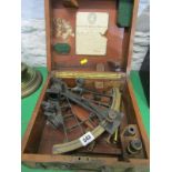 MARITIME, original cased sextant by Heath & Co