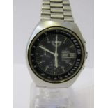 OMEGA SPEEDMASTER AUTOMATIC CHRONOGRAPH with day/date aperture, 2 piece case, original Omega