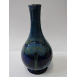 MOORCROFT, "Moonlit Blue" pattern 16cm baluster vase