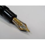 MONT BLANC FOUNTAIN PEN, Meisterstruck no 149 with 18ct gold original Mont Blanc nib, pen appears in