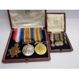WWI GROUP OF 3 MEDALS, including War & Defence medals and a 14/15 Star to Lt. Commander J M