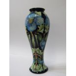 MOORCROFT, "Meconopsis" pattern vase designed by Rachel Bishop, 28cm height