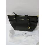 MICHAEL KORS BLACK TOTE BAG with dust cover