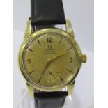 OMEGA WRIST WATCH, appears to be Omega Seamaster dial in Omega Constellation case, movement