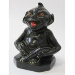 EARLY SYLVAC figure of seated imp, model no. 842, 13cm height