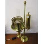 LIGHTING, brass antique design adjustable table light