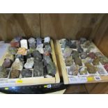 MINERAL SAMPLES, collection of 60 samples from West Country and world wide