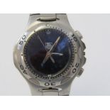 GENTS TAG HEUER WRIST WATCH, chronograph in af condition