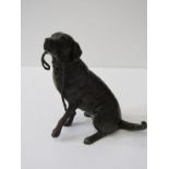 MICHAEL SIMPSON limited edition dog bronze "Anticipation" 13cm height with certificate