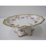 ROYAL CROWN DERBY "Royal Antoinette" pattern tazza