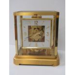 ATMOS CLOCK, Jaeger-Le-Coultre square dial atmos clock 23cm height