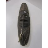 LENKIEWICZ INTEREST, tribal mask purchased from Bearnes Lenkiewicz auction, 56cm height