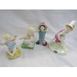 DOULTON FIGURES, "Make Believe/The Fairy Baby/Tom Tom the Piper's Son", together with Worcester