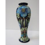 MOORCROFT, limited edition inverted baluster vase "Neconopsis" pattern by Rachael Bishop, 28cm