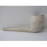 GREAT EXHIBITION, a commemorative clay pipe decorated with the Crystal Palace Exhibition Hall