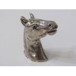 SILVER NOVELTY HORSE HEAD VESTA CASE