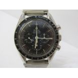 OMEGA SPEEDMASTER PROFESSIONAL, circa 1969, rare moonwatch, movement no 31617540, movement appears