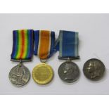FAMILY GROUP OF VICTORIAN & WWI MEDALS, Victorian Naval Long Service & Good Conduct medal to William